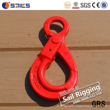 G80 Alloy Steel Eye Swivel Self Locking Hook